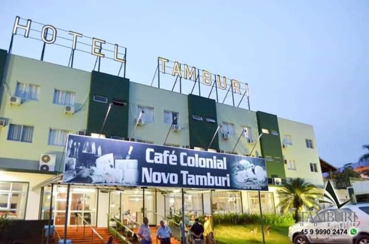 Hotel Novo Tamburi Santa Terezinha do Itaipu Exterior foto